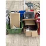 AN ASSORTMENT OF VARIOUS HOUSEHOLD CLEARANCE ITEMS