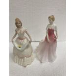 TWO ROYAL DOULTON FIGURES TO INCLUDE NICOLE AND JULIE