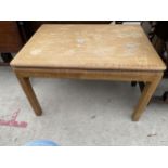 A RETRO TEAK G-PLAN COFFEE TABLE 29X20"