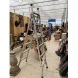 A BELDRAY THREE WAY FOLDING LADDER