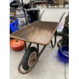 A HEAVY DUTY WHEELBARROW