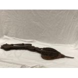 A SET OF ORNATELY CARVED DRAGON DESIGN BELLOWS