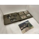 A 1925 PHOTO ALBUM CONTAINING FAMILY PHOTOS AND A CASTROL ACHIEVEMENTS 1957 BOOKLET