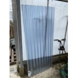 FIVE CORRU PVC SHEETS 2000MM X 950MM