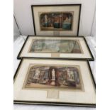 THREE FRAMED BAXTER PRINTS OF THE 1851 GREAT EXHIBITION