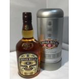 A 70CL BOTTLE OF CHIVAS REGAL 12 YEAR AGED PREMIUM SCOTCH WHISKY IN A DISPLAY TIN