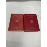 TWO VINTAGE BOOKS TITLED 'GAMES AND SPORTS IN THE ARMY'