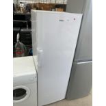 A WHITE BEKO UPRIGHT FREEZER