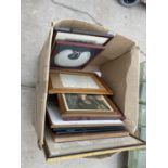 VARIOUS FRAMED PRINTS, PICTURES ETC
