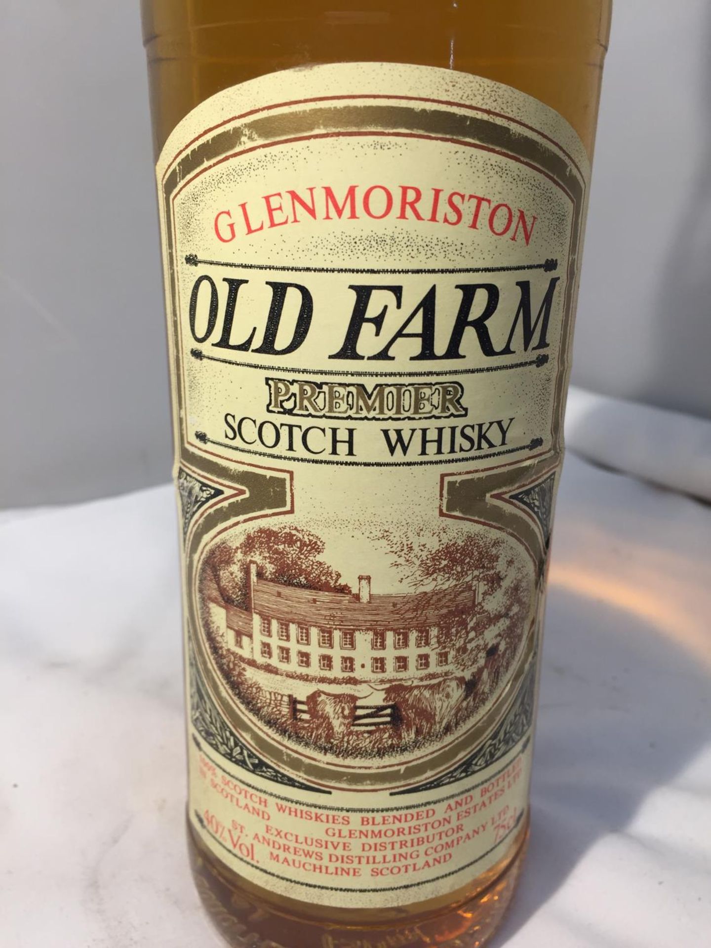 A 75CL BOTTLE OF GLENMORISTON OLD FARM PREMIER SCOTCH WHISKY 40% VOL - Image 2 of 4