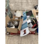 AN ASSORTMENT OF VARIOUS HOUSEHOLD CLEARANCE ITEMS