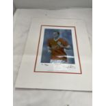 A SIGNED STEPHEN DOIG UNITED WE STAND LIMITED EDITION 164/250 PICTURE OF WAYNE ROONEY