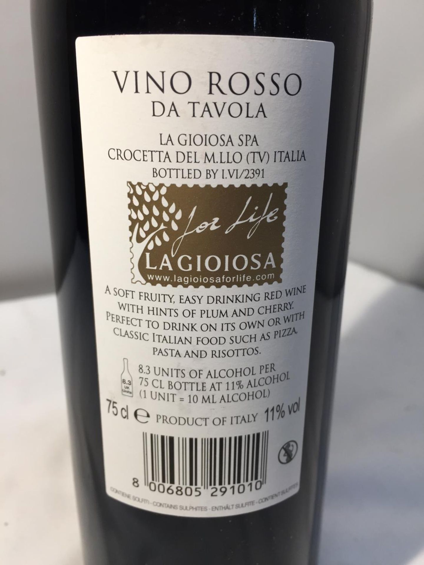 A MIXED SELECTION OF RED WINES TO INCLUDE ROSSO MERIDIANA LAGIOIOSA ESTAMOROSA BEING A PRODUCT OF - Image 8 of 8