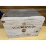 A TWELVE BOTTLE SEALED CRATE OF WARRES 1994 VINTAGE PORT STORED IN A CONSTANT TEMPERATURE CELLAR (