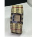 A BURBERRY WRIST WATCH