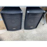 A PAIR OF KAM ZPSERIES SPEAKERS