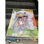 A METAL 'TOUR DE FRANCE' SIGN