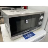 A SILVER MORPHY RICHARDS MICROWAVE