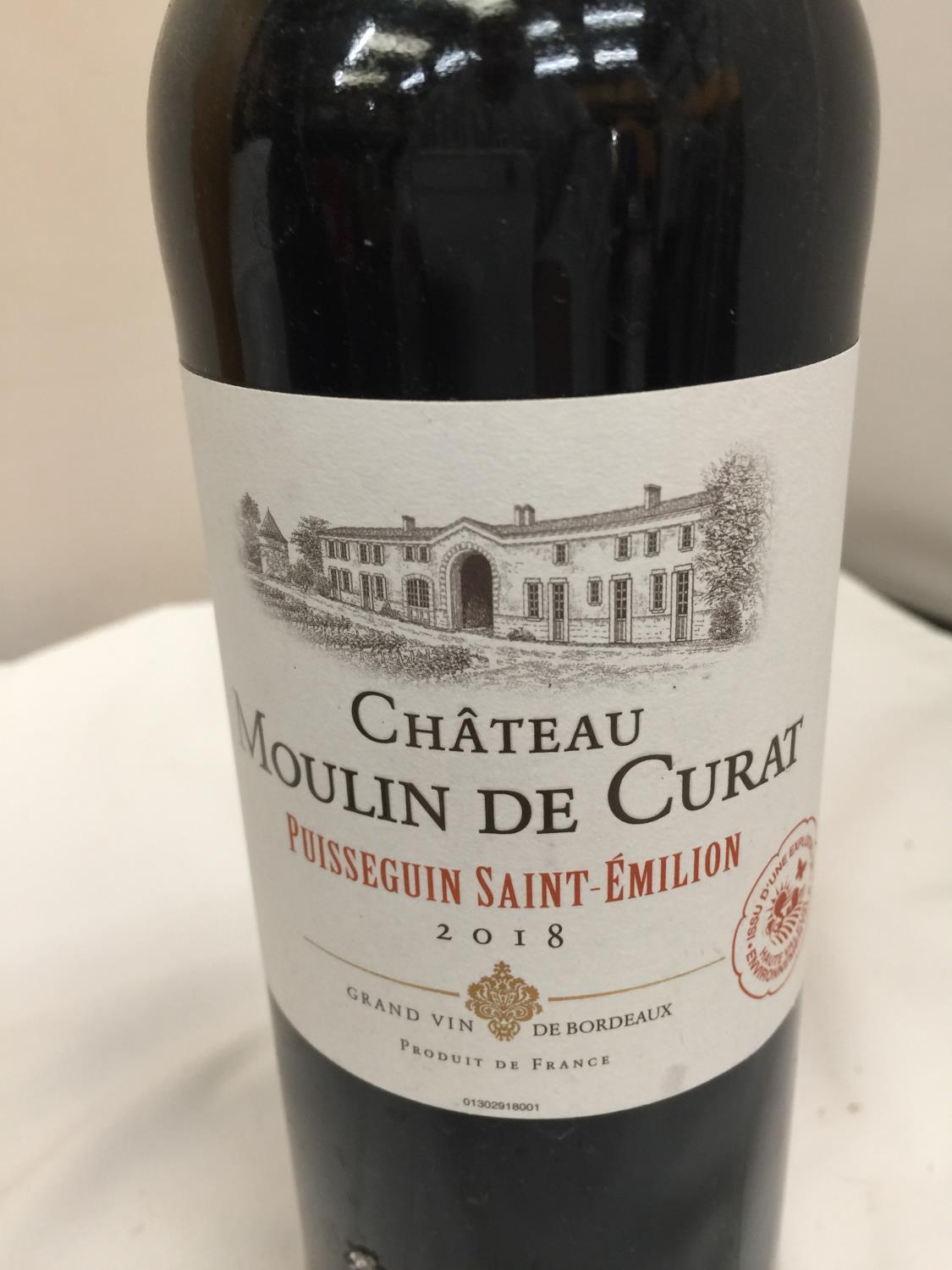 A DUO OF FINE RED WINE TO INCLUDE A CHATEAU MOULIN DE CURAT PUISSEGUIN SAINT-EMILION 2018 - 750 ML - Image 5 of 16
