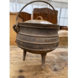 A VINTAGE CAST IRON 'BEST-DUTY' COOKING POT