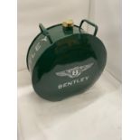 A GREEN BENTLEY PETROL CAN