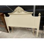 A MODERN 5' DIVAN HEADBOARD WITH ARCHED TOP