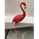 A LARGE FLAMINGO GARDEN ORNAMENT HEIGHT 155CM