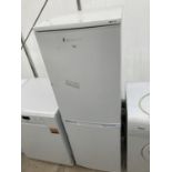 A WHITE LEC UPRIGHT FRIDGE FREEZER