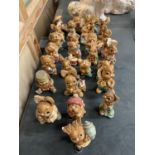 A LARGE QUANTITY OF PENDELFIN RABBITS - SOME A/F WITH CHIPS