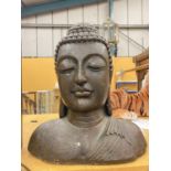 A VERY LARGE BUDDHA BUST HEIGHT 55CM