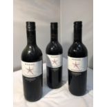 A TRIO OF ROSSO MERIDIANA LA GIOIOSA ET AMOROSA SOFT FRUITY DRINKING RED WINE FROM ITALY - 75CL -