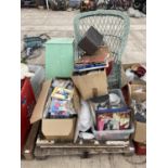 AN ASSORTMENT OF VARIOUS HOUSEHOLD CLEARANCE ITEMS