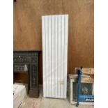 A MODERN WHITE METAL RADIATOR (H:200CM)