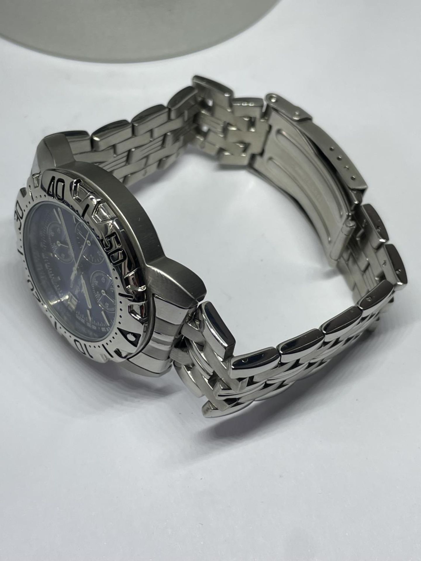 AN OSKAR EMIL LIMITED EDITION WATCH IN A TIN SEEN WORKING BUT NO WARRANTY - Image 4 of 4