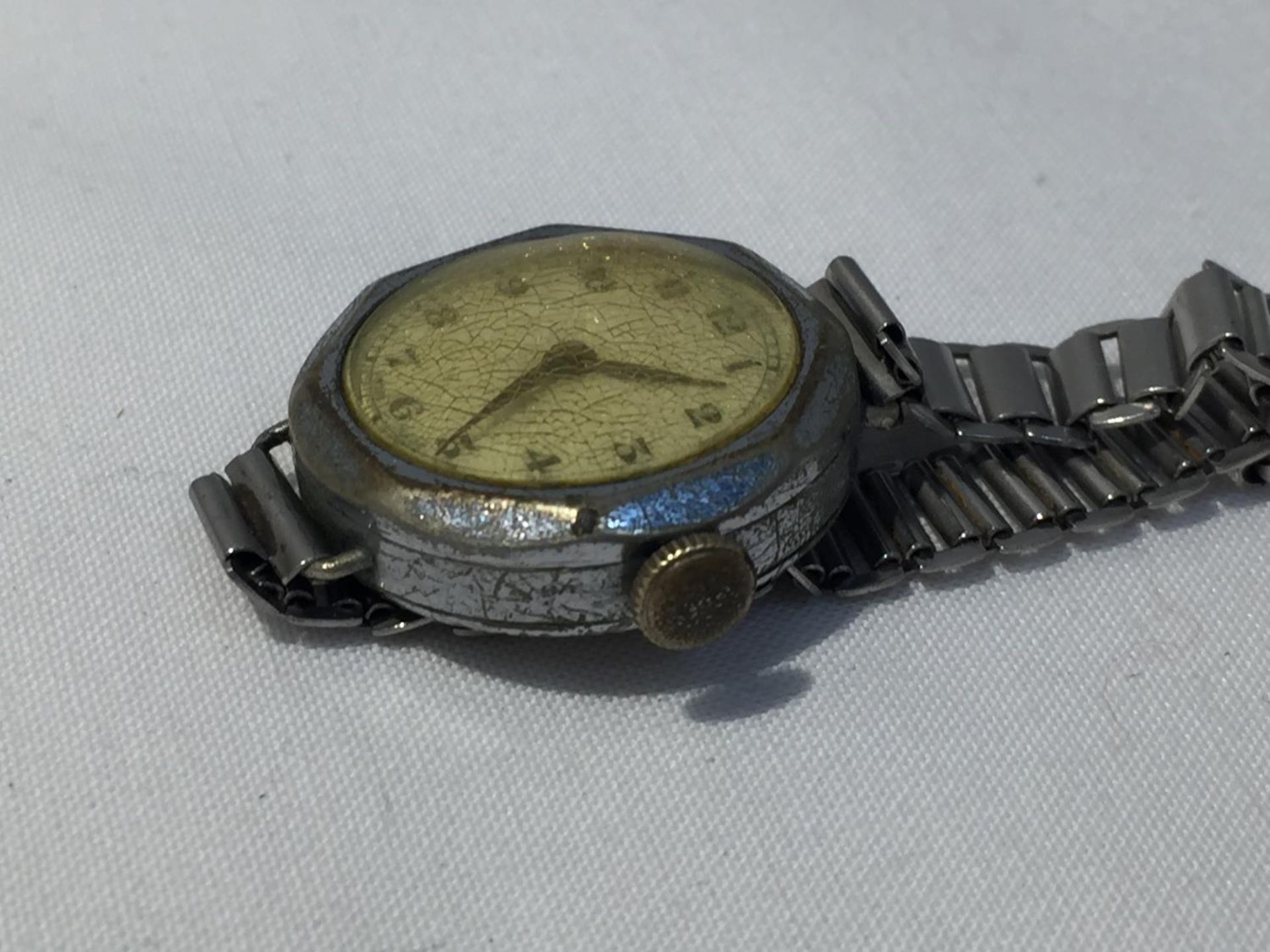 TWO WWI TRENCH WATCHES SEEN WORKING BUT NO WARRANTY - Image 6 of 8