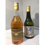 A 70CL BOTTLE OF NAPOLEON BEVETTE FRENCH BRANDY 36% VOL AND A 70CL BOTTLE OF NAPOLEON DRY LIQUEUR