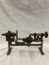 A VINTAGE WATCH MAKERS LATHE