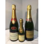 A TRIO OF FINE CHAMPAGNES TO INCLUDE LAURENT PERRIER BRUT L.P. PRODUCED IN FRANCE IN THE TOURS-SUR-