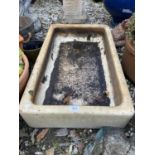 A SALT GLAZED TROUGH