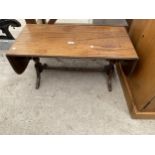 A MAHOGANY DROP-LEAF COFFEE TABLE