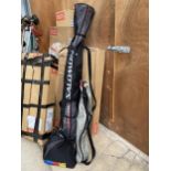 AN ASSORTMENT OF SKI EQUIPMENT TO INCLUDE SKI BOOTS, SNOWBLADES, SKIS AND POLES ETC