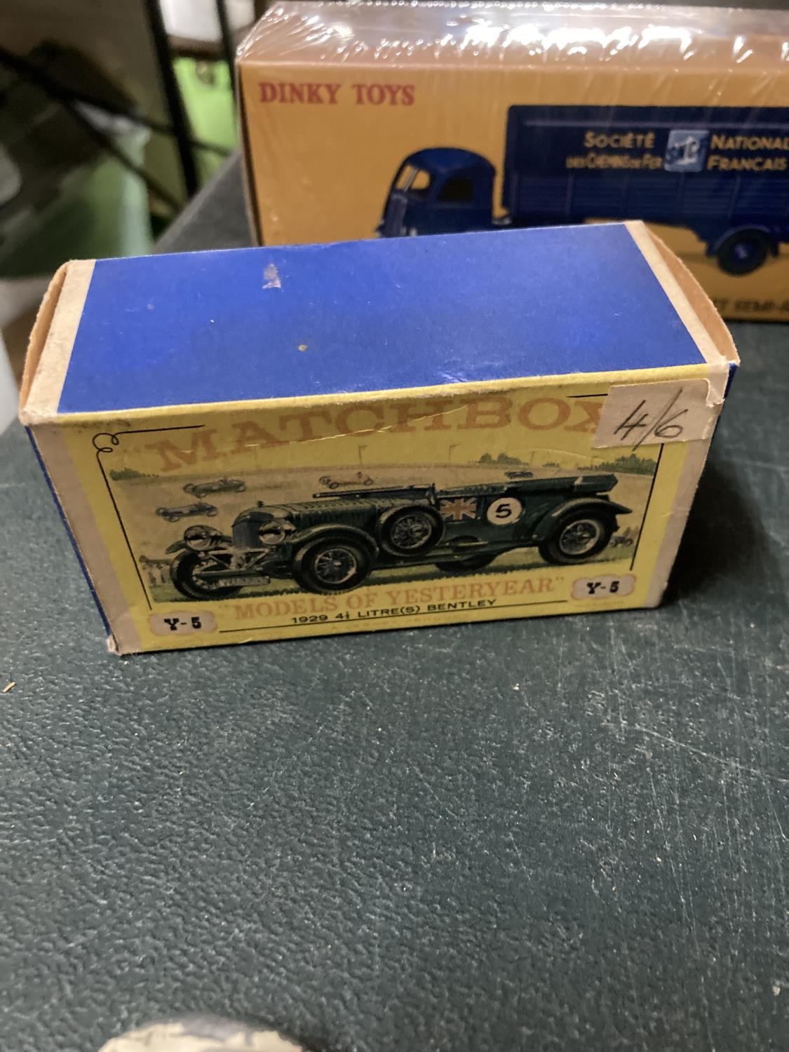 A BOXED DINKY TOYS WAGON (ATLAS), BOXED MODELS OF YESTERYEAR BUS AND BENTLEY, DINKY M. G. MIDGET, - Image 3 of 6