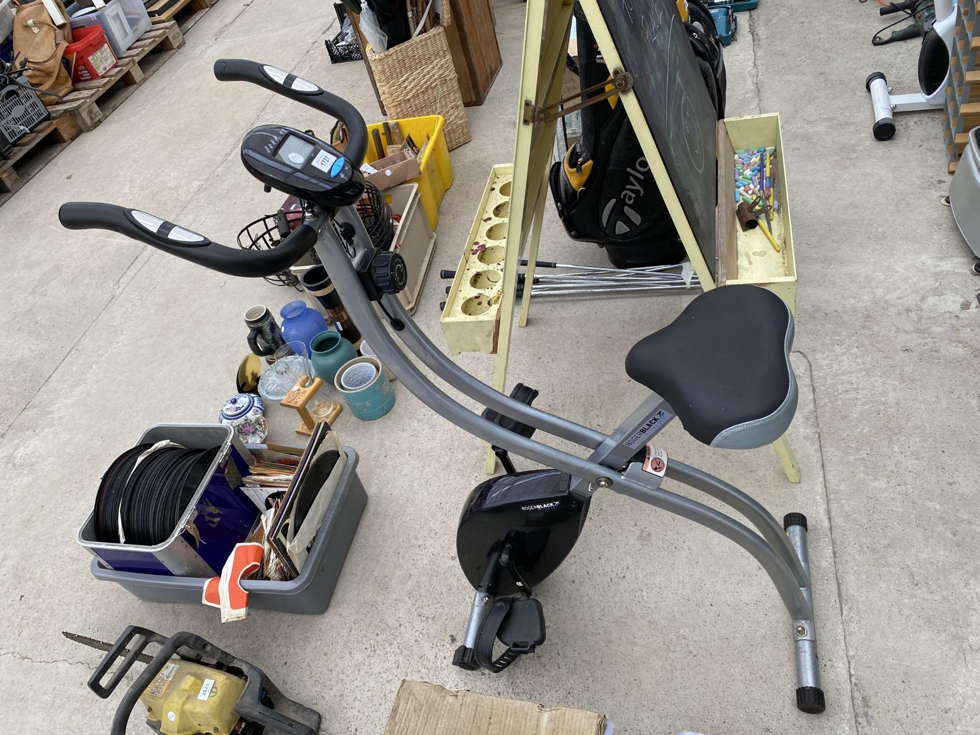 A ROGER BLACK EXERCISE BIKE