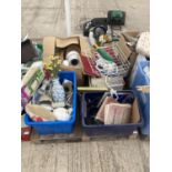 AN ASSORTMENT OF VARIOUS HOUSEHOLD CLEARANCE ITEMS