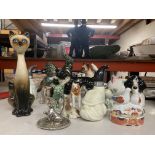 A LARGE COLLECTION OF ANIMAL RELATED CERAMICS