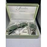 A BOXED FRONDINI WATCH AND SUNGLASSES SET