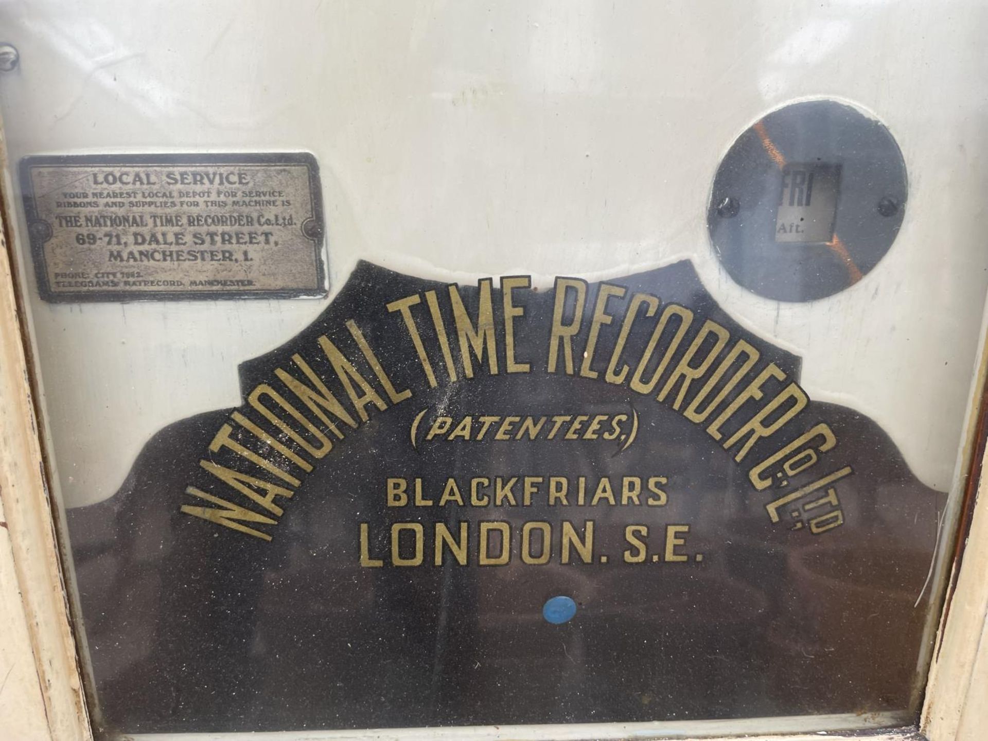 A NATIONAL TIME RECORDER CO LTD 227/228 BLACKFRIARS ROAD LONDON SE CLOCKING IN/OUT CLOCK - Image 4 of 10