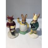 THREE ROYAL DOULTON BUNNYKINS 'LITTLE JACK HORNER BUNNYKINS' DB 221, 'EASTER GREETINGS BUNNYKINS' DB