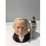 A SMALL ROYAL DOULTON TOBY JUG 'JOHN DOULTON' D6656' HEIGHT 11.5CM