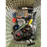 A QUANTITY OF FISHING ITEMS TO INCLUDE FLOATS, REELS ETC